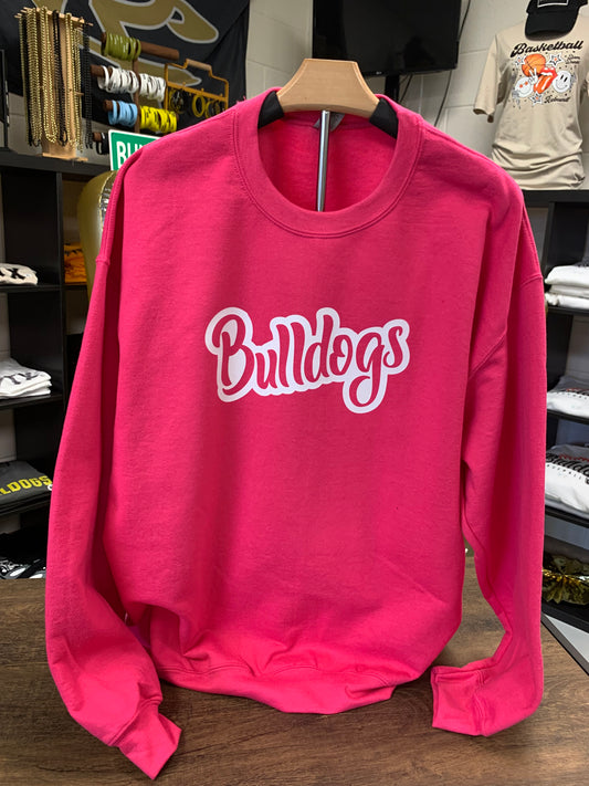 Curvy Bulldogs Crewneck Sweatshirt